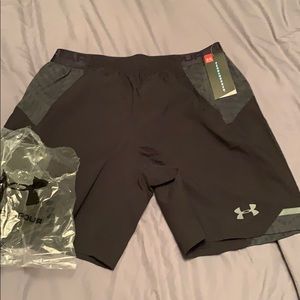 Under Armour men’s soccer shorts, L, New with tags